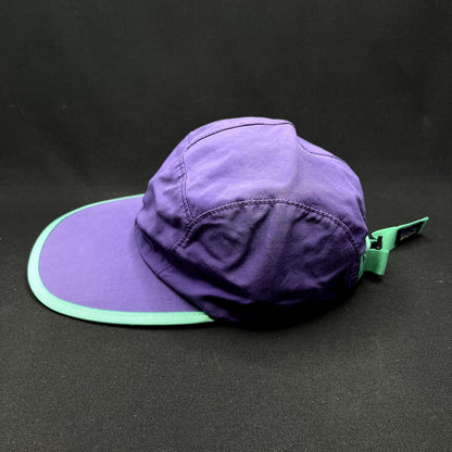 Patagonia USA Made Purple Teal Strapback Hat Retro Outdoor Hiking Cap Medium