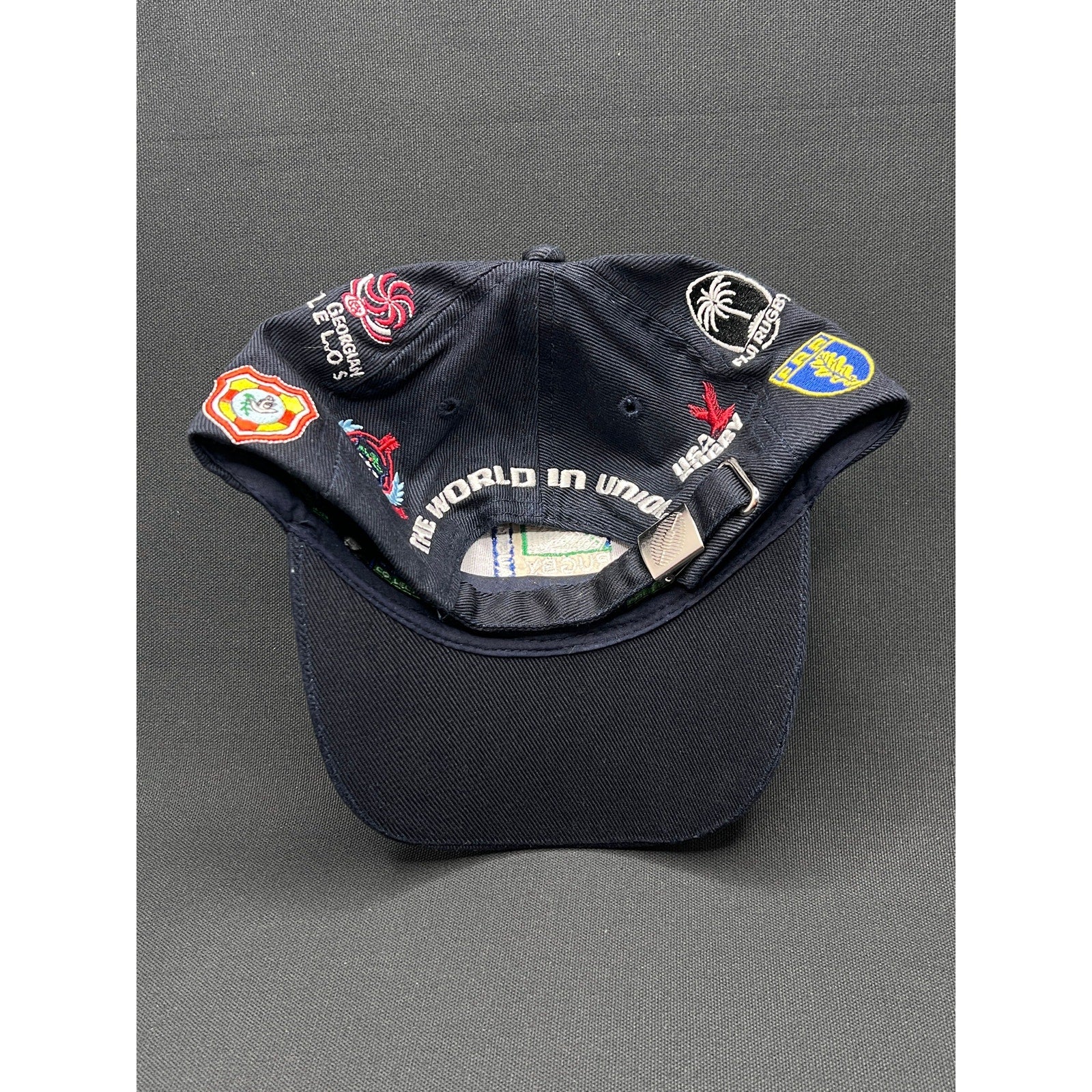 2003 Rugby World Cup Multi-Logo Embroidered Strapback Hat Australia