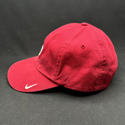 Y2K Volcom Stone Logo Brown Flexfit Skate Surf Hat S/M