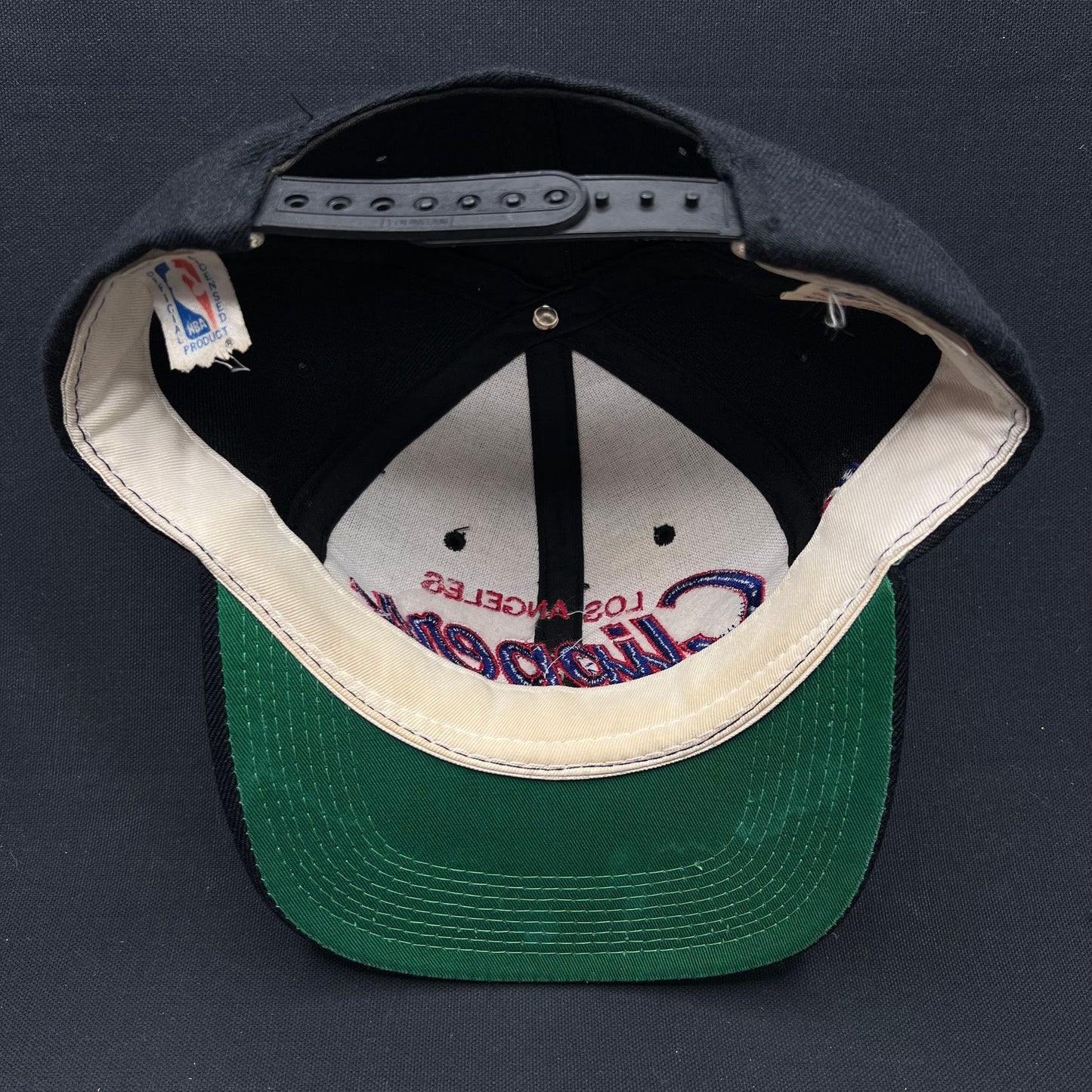 Vintage LA Clippers Sports Specialties Script Snapback Hat NBA