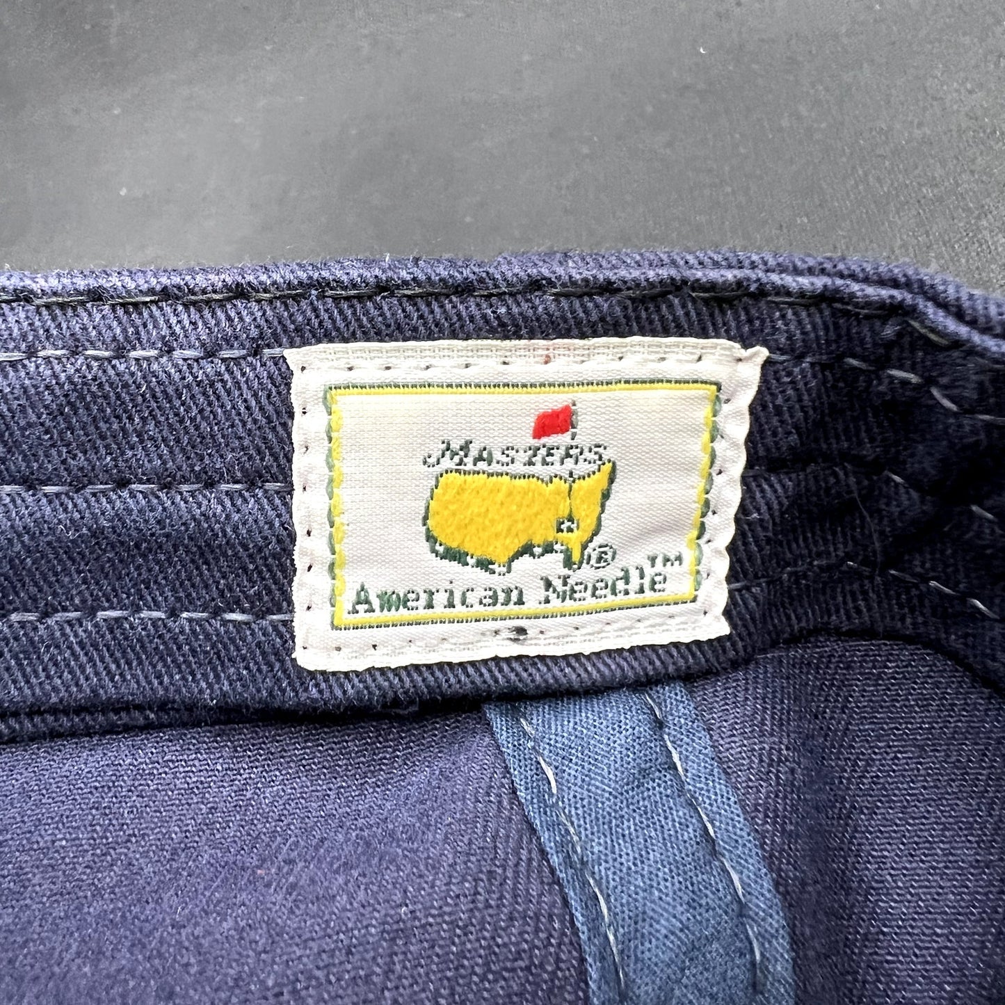 Vintage Masters Golf Tournament American Needle USA Made Strapback Hat Augusta