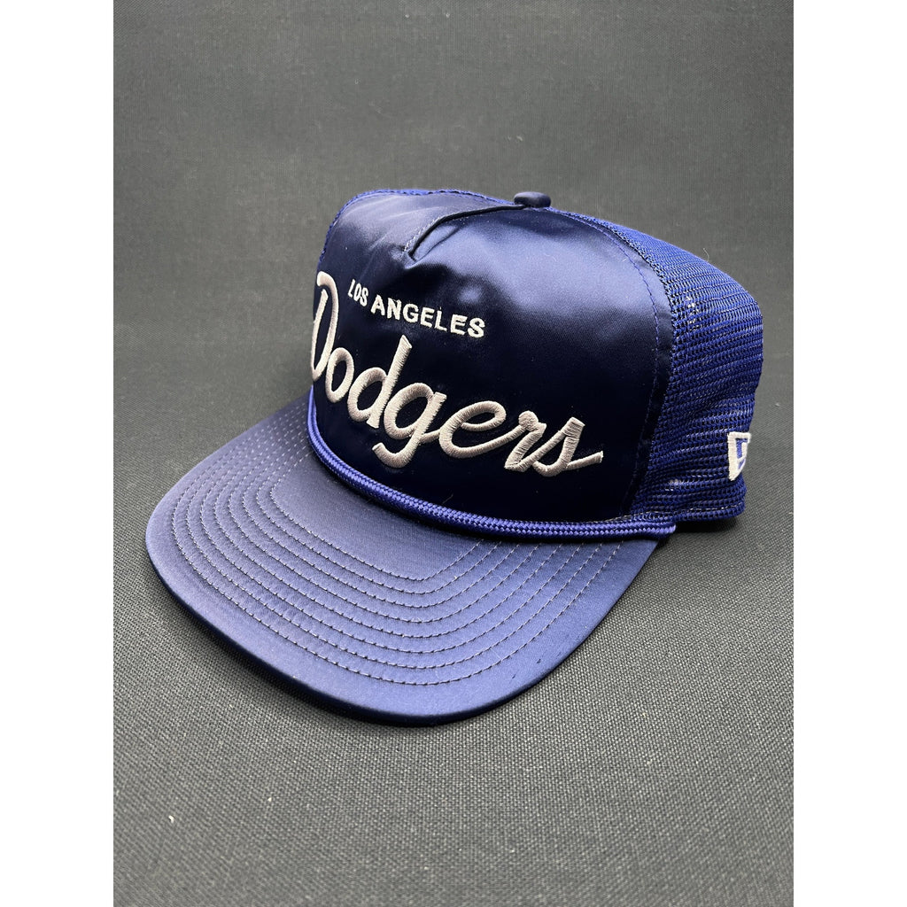 Los Angeles Dodgers Trucker Hat – New Era Mesh Snapback (Classic Satin Front Panel)