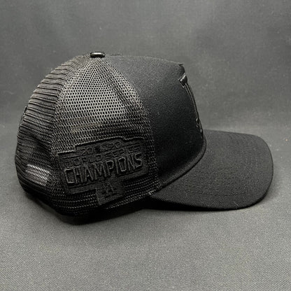 Los Angeles Dodgers 2020 World Series Blackout Trucker Snapback Hat