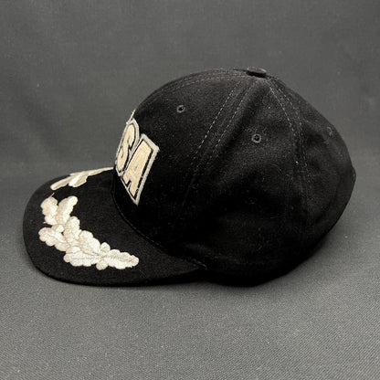 Vintage NASA American Needle Strapback Hat Black Embroidered Logo Cap