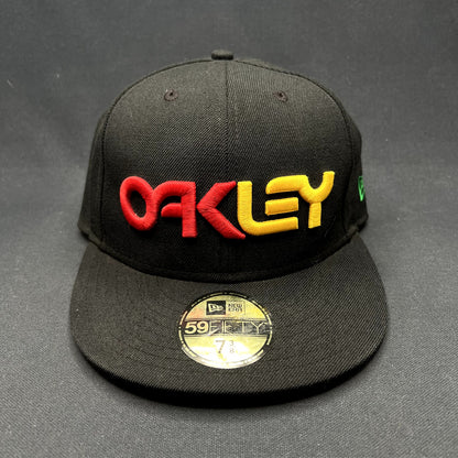 Oakley 3D Logo New Era 59FIFTY Fitted Hat Black Size 7 3/8