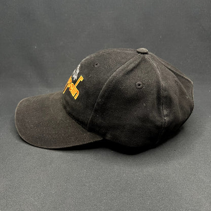 Vintage Led Zeppelin Airship Logo Strapback Hat Black Rock Band Cap 90s Style