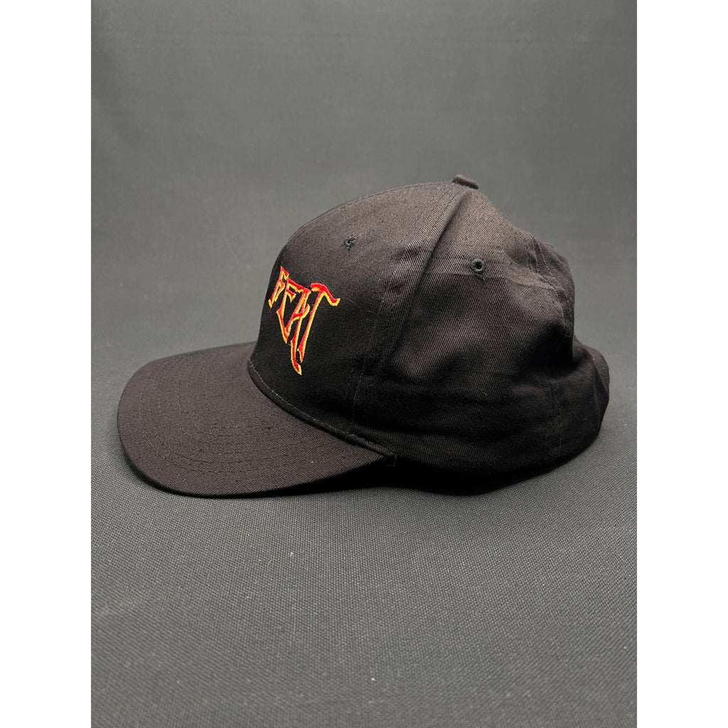 Vintage 90's Little Feat Black Snapback Hat – Red/Yellow Embroidered Logo