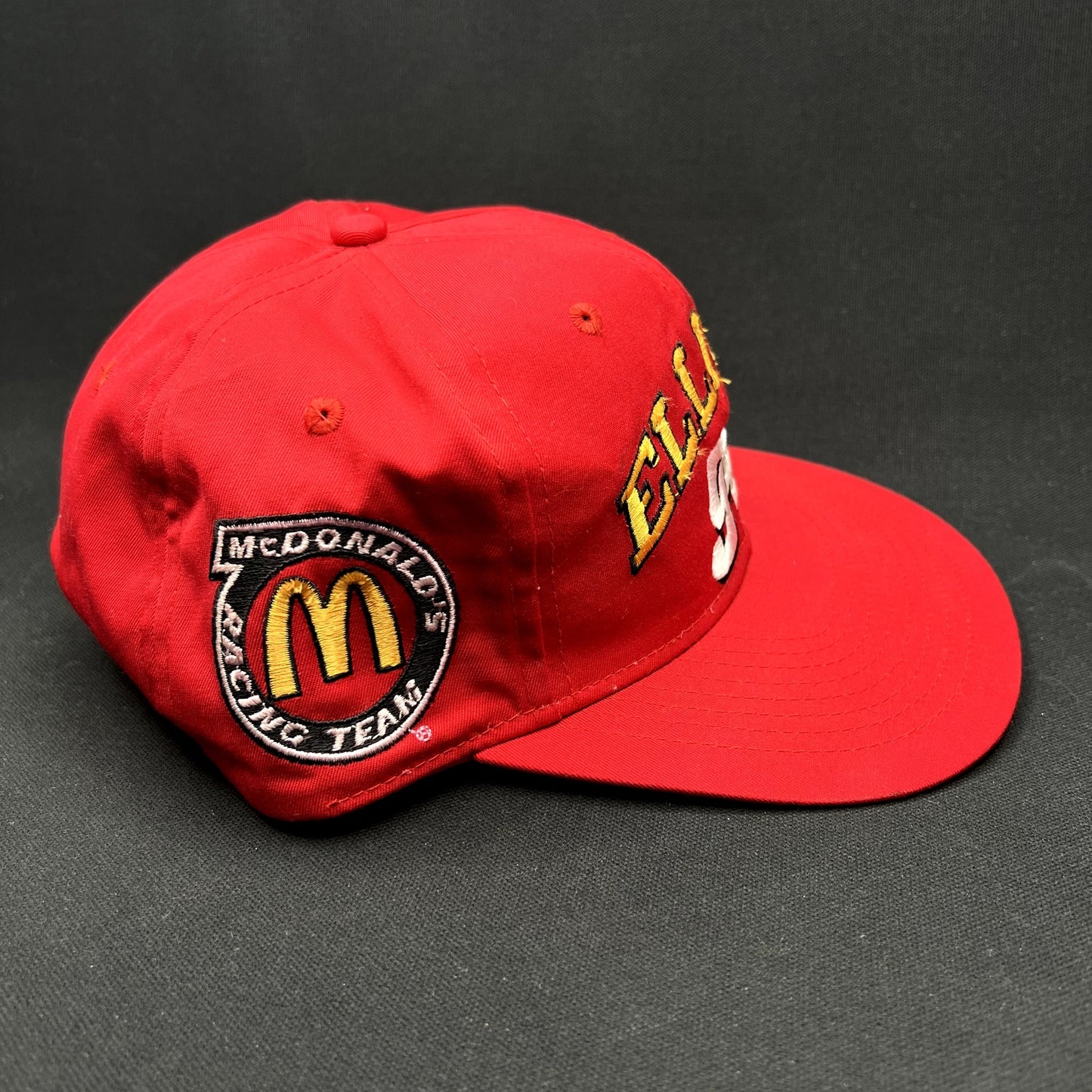 Vintage 1995 Bill Elliott 94 McDonald’s Racing Snapback Hat NASCAR