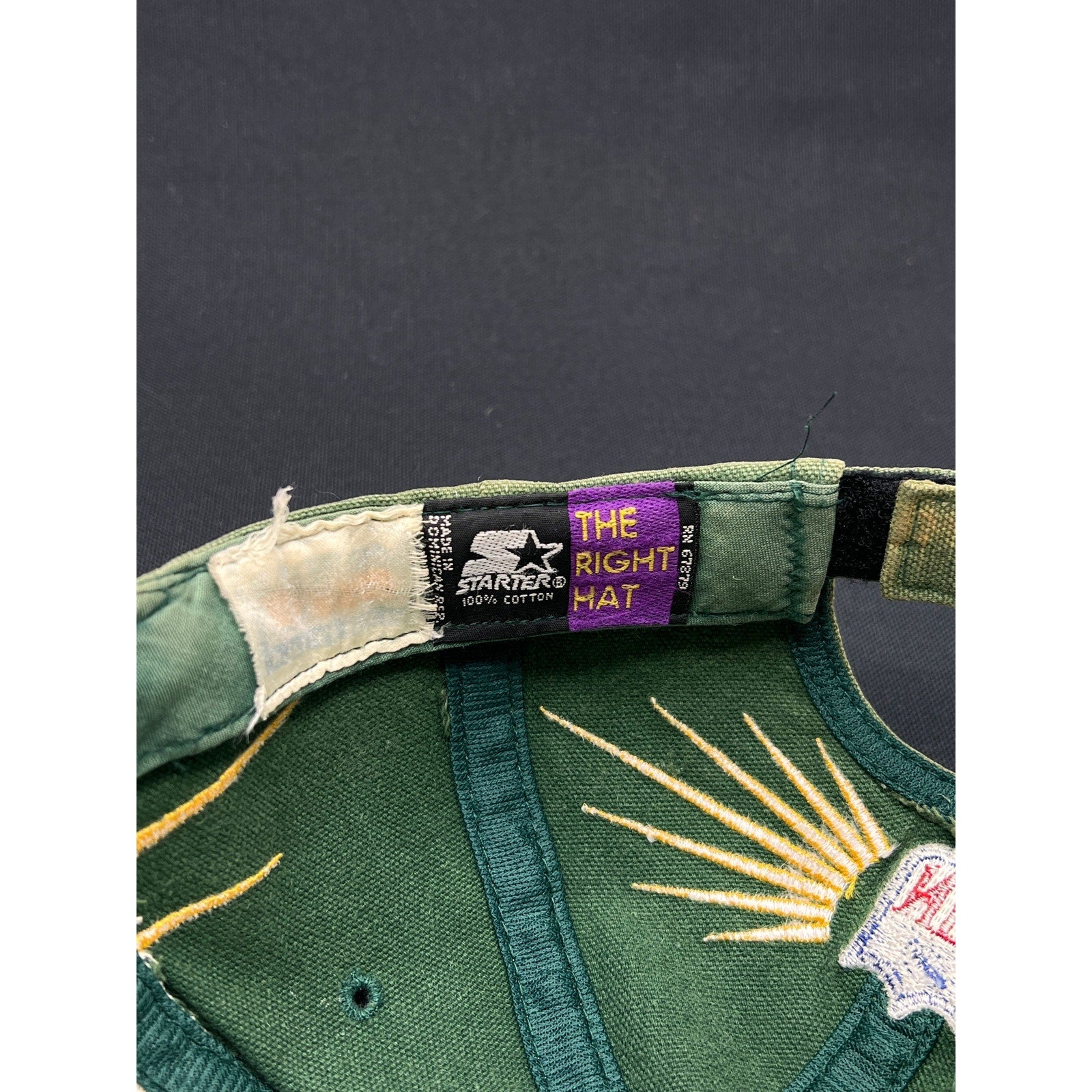 Vintage Sunfaded Green Bay Packers Sunburst Starter Strapback Hat – NFL