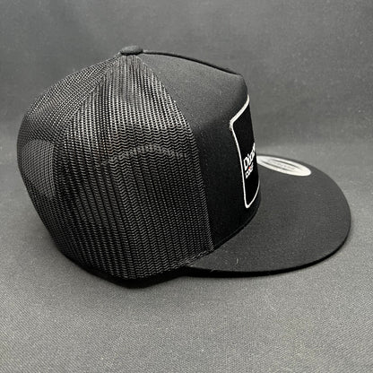Dixxon Flannel Co Snapback Trucker Hat Black Yupoong Mesh NWT