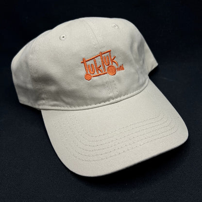 Tuk Tuk Thai Restaurant Strapback Hat Beige Port & Company