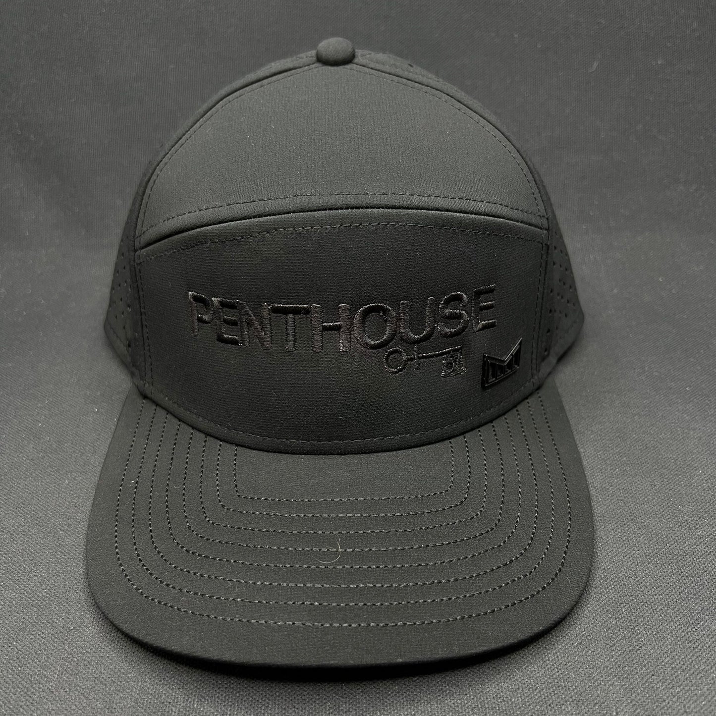 Penthouse x Melin Hydro Trench Snapback Hat Black Adult Brand Collab