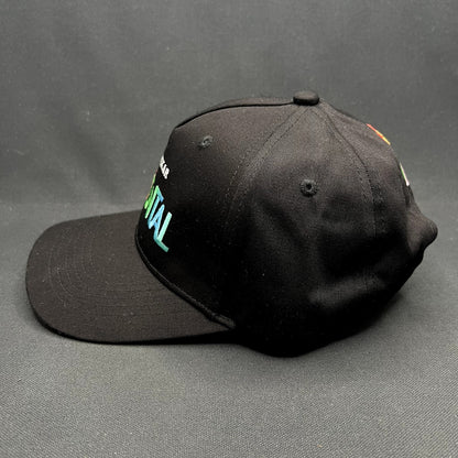 Disney Pixar Elemental Movie Promo Strapback Hat Black