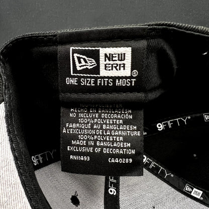 Background Vibez DJ Sets New Era 9FIFTY Snapback Hat Black Red