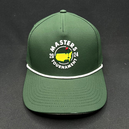 2024 Masters Tournament Augusta National Golf Snapback Rope Hat Green