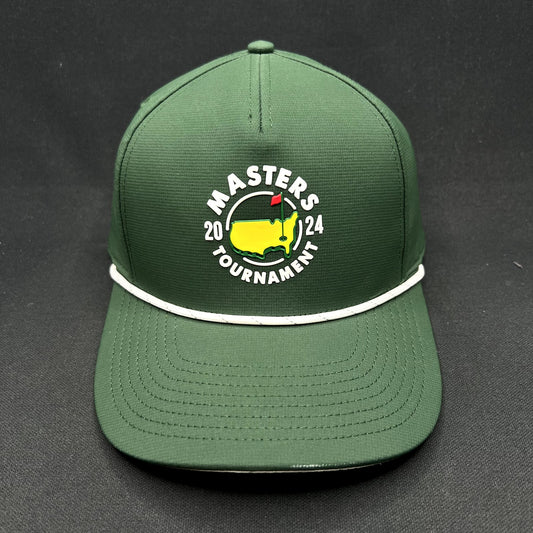 2024 Masters Tournament Augusta National Golf Snapback Rope Hat Green