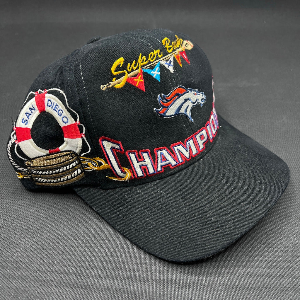Vintage 1998 Broncos Super Bowl XXXII Champions Hat Logo Athletic ROC