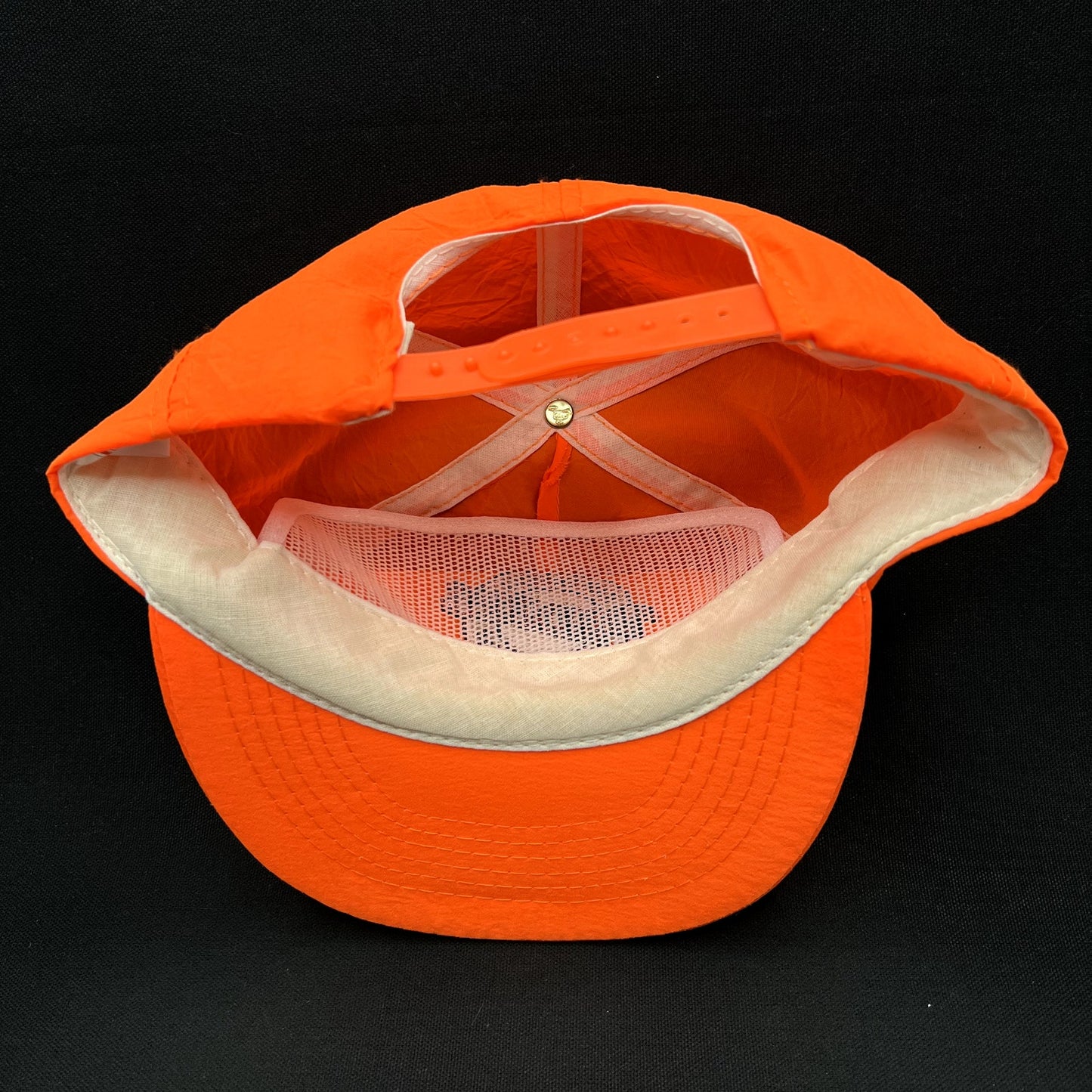 Vintage San Diego Padres MLB Snapback Hat Orange American Needle Made USA Era