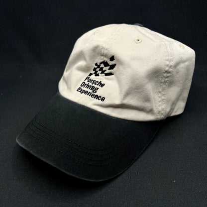 Porsche Driving Experience Strapback Hat Black White Alternative Apparel
