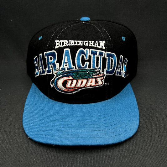 Vintage Birmingham Barracudas CFL Snapback Hat Starter The Right Hat 1995 Rare