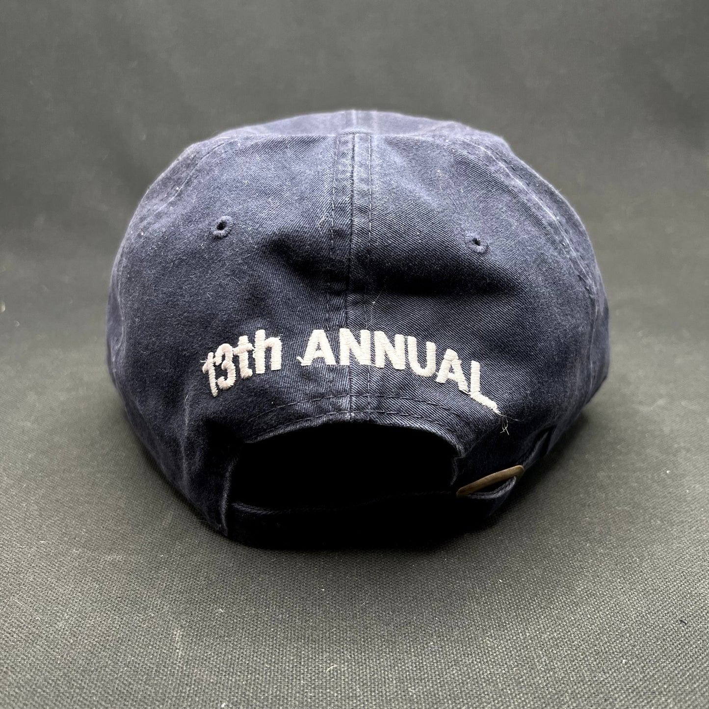 Vintage NCIS Golf Tournament Strapback Hat 13th Annual Navy