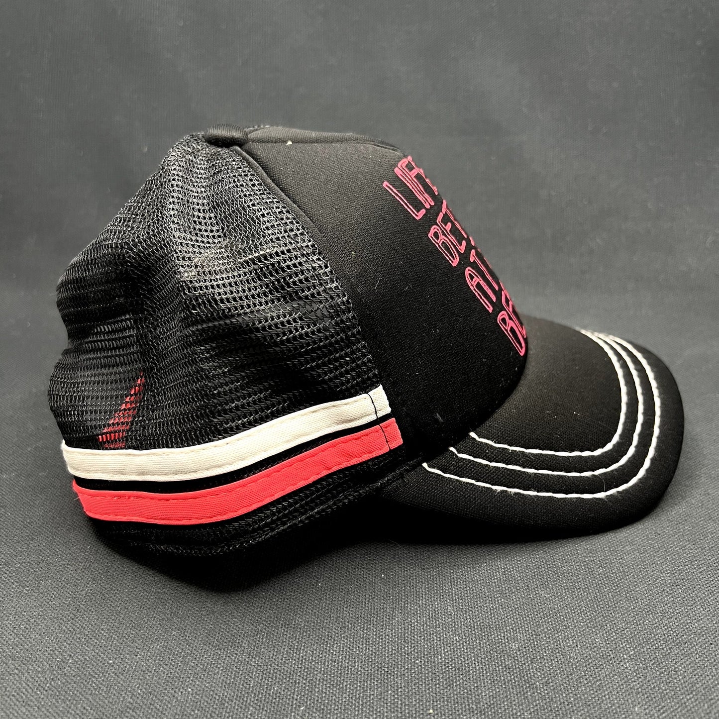 Roxy Life Is Better At The Beach Trucker Snapback Hat Black Pink