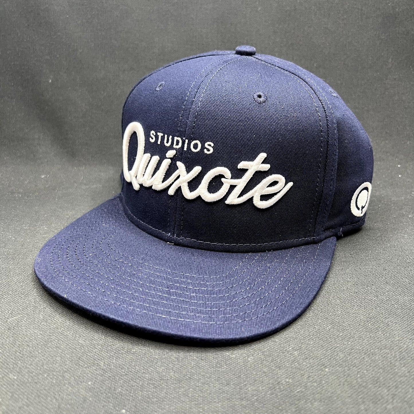 Quixote Studios Los Angeles Snapback Hat Navy Film Production Cap
