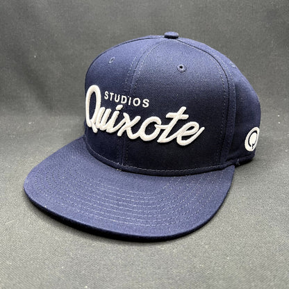 Quixote Studios Los Angeles Snapback Hat Navy Film Production Cap