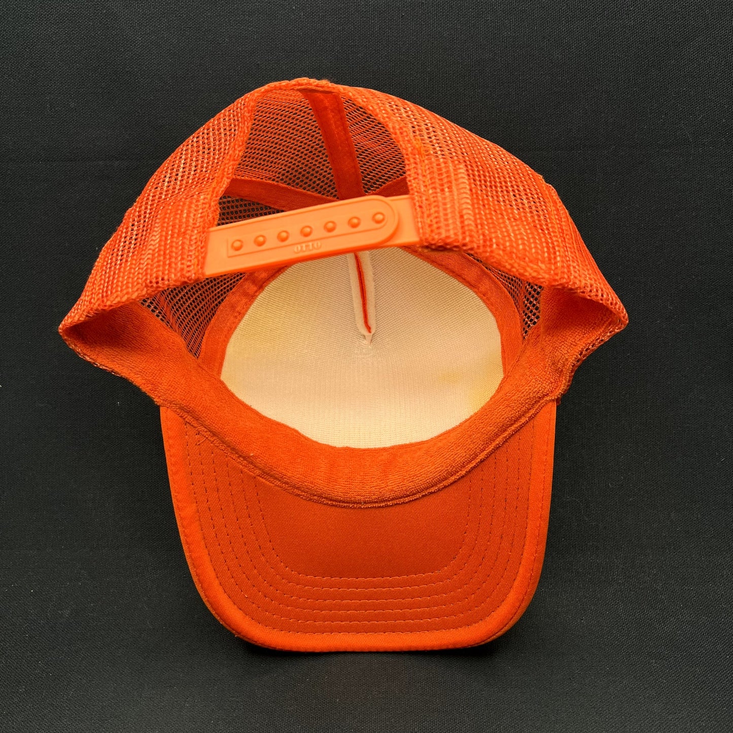Snow Polo Aspen Trucker Snapback Hat Orange Otto Collection Ski Resort Cap