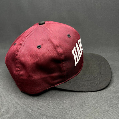 Vintage Harvard Snapback Hat Collegiate Licensed Wool Blend