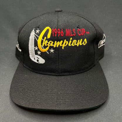 Vintage 1996 DC United MLS Cup Champions Snapback Hat Made USA