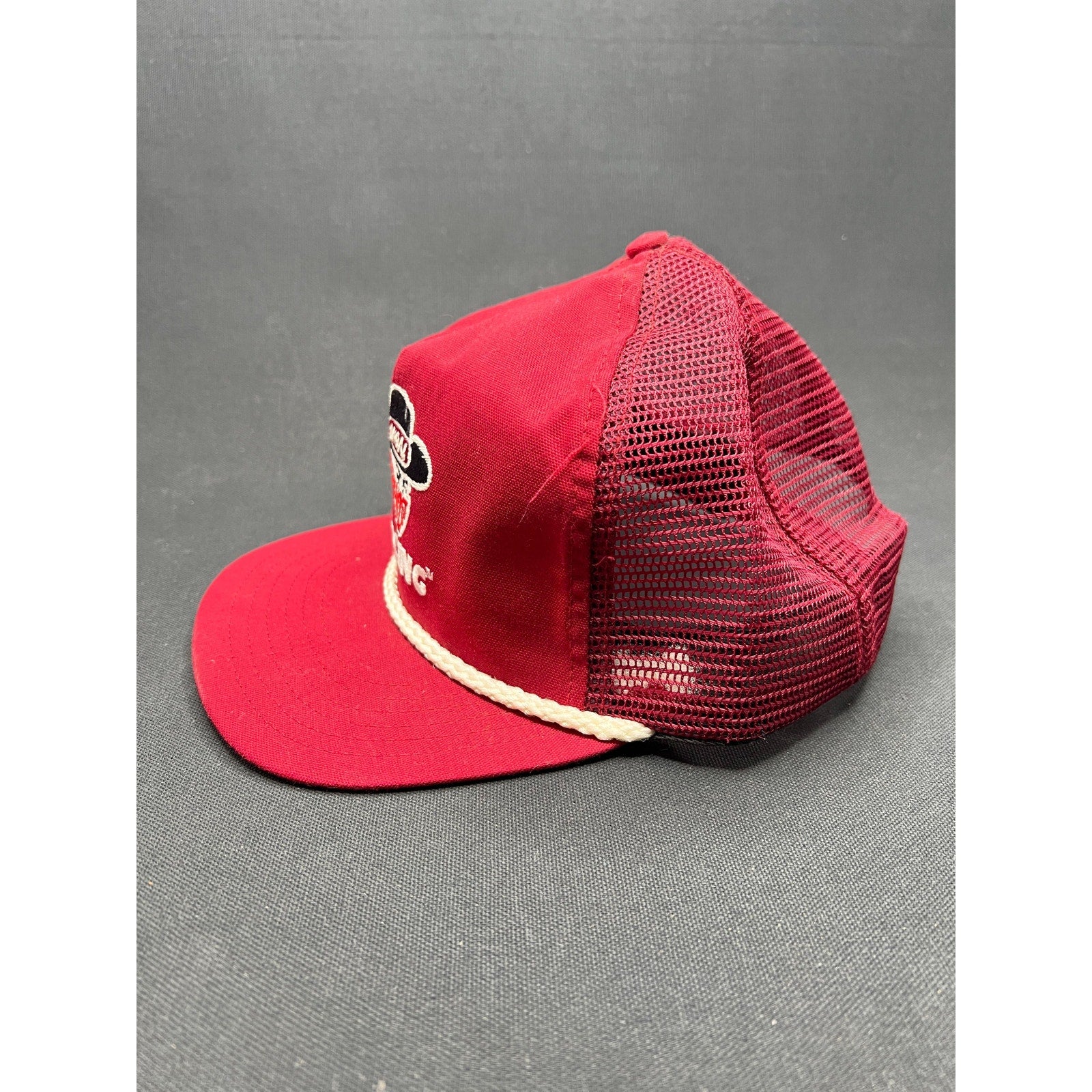 Rare Vintage 1980s Skoal Bandit Racing Rope Snapback Trucker Hat – Made In USA