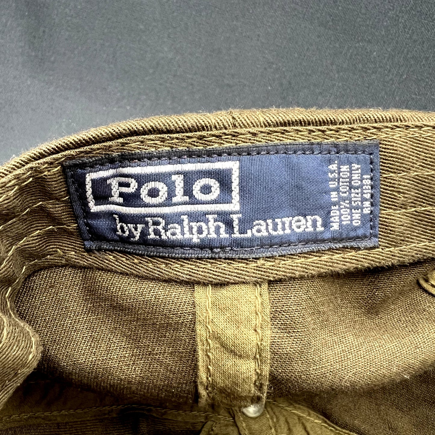 Polo Ralph Lauren Strapback Hat Brown Classic Pony Cap