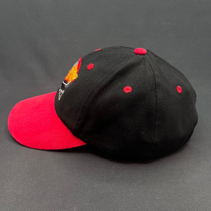Rare Vintage Boots & Coots Oilfield Firefighters Snapback Hat Red Black