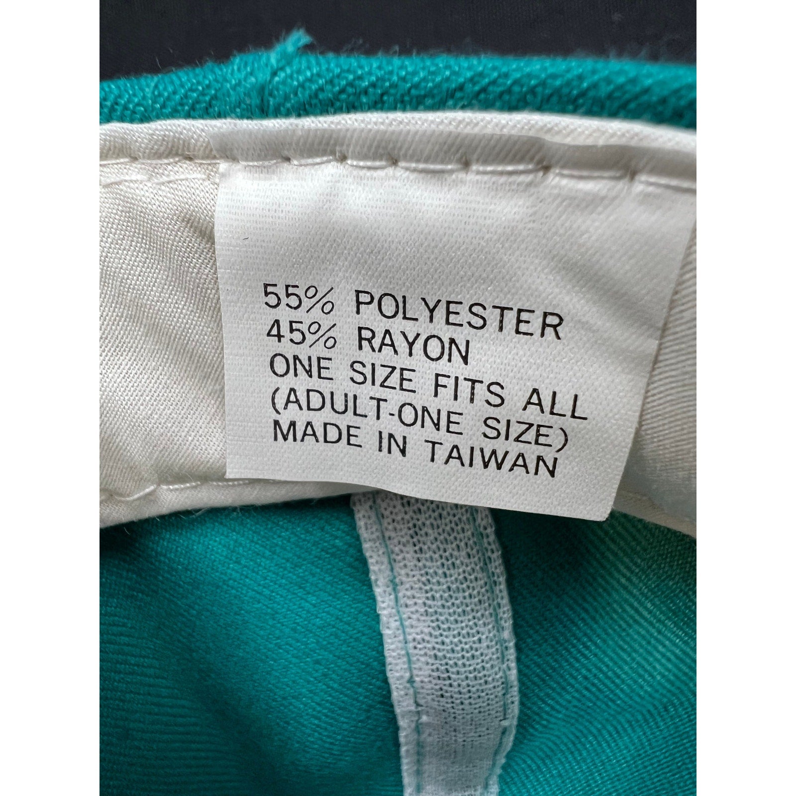 Vintage 90s Crown Royal Snapback Hat Teal Purple Embroidered Logo Taiwan