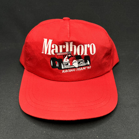 Vintage Marlboro Indy Car Racing Team ’92 Snapback Hat Red