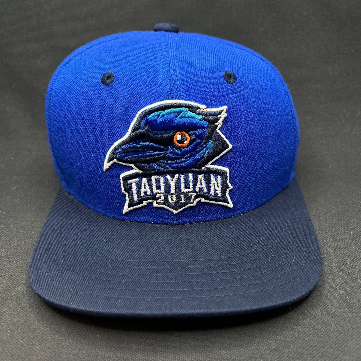 2017 Taoyuan Baseball Snapback Blue Raven Logo Hat