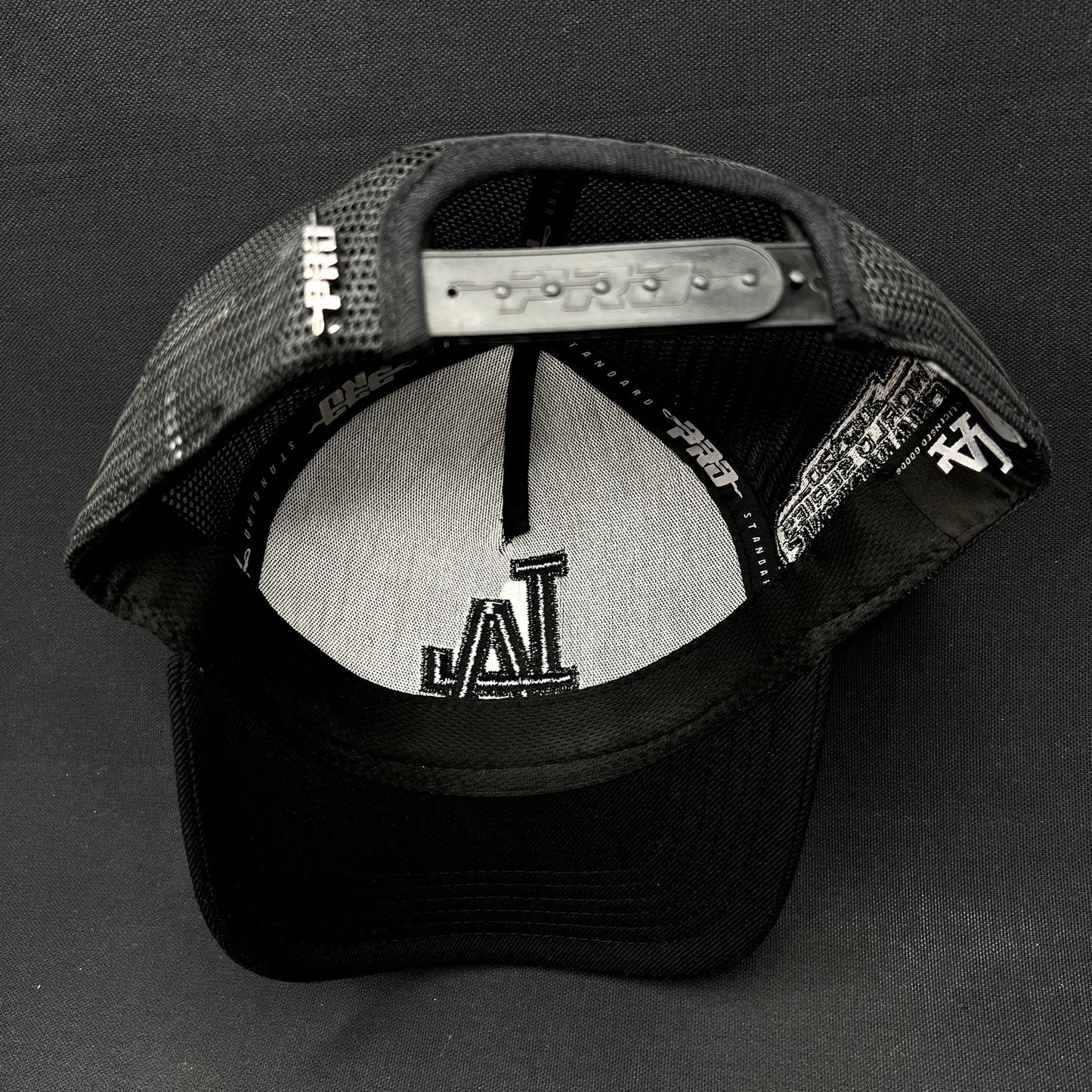 Los Angeles Dodgers 2020 World Series Blackout Trucker Snapback Hat