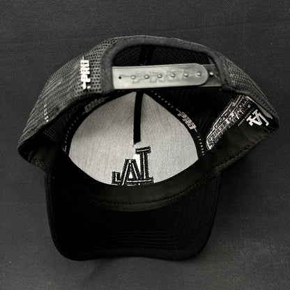 Los Angeles Dodgers 2020 World Series Blackout Trucker Snapback Hat