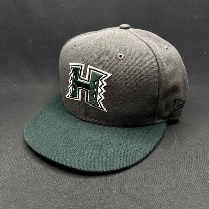 New Era 9FIFTY University of Hawaii Warriors Snapback Hat Gray Green NCAA