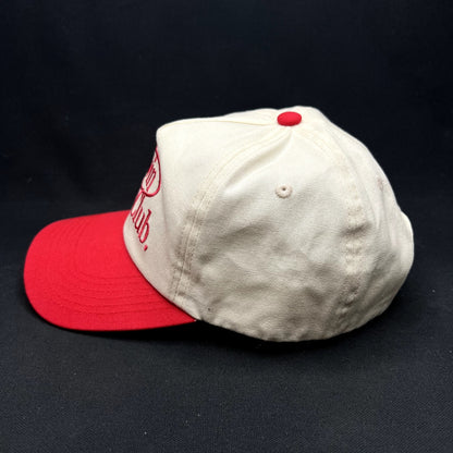 Duvin Beach Club Snapback Hat Red White Surf Skate Cap