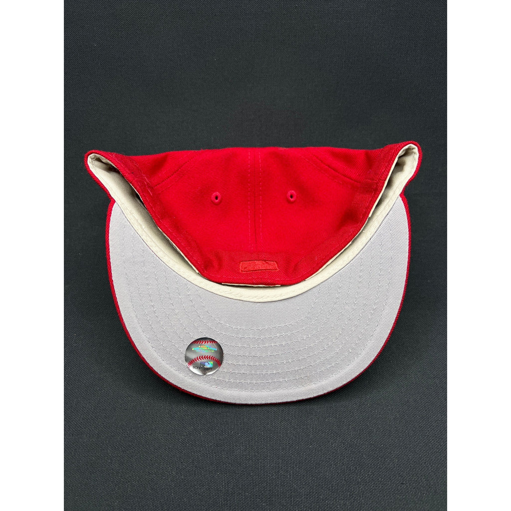 7 3/8 Fear of God Essentials x New Era 59FIFTY Fitted Hat Red White Wool