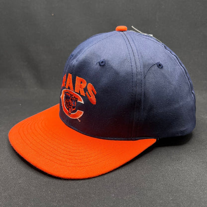Vintage Chicago Bears Snapback Hat Navy Orange Drew Pearson NFL