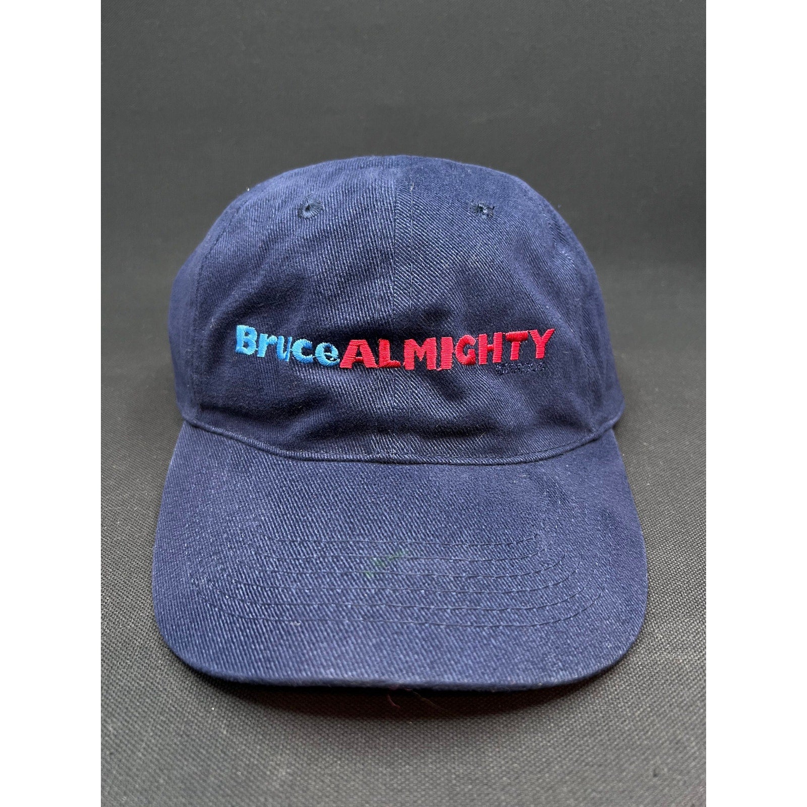 Vintage 2003 Bruce Almighty Movie Promo Hat Universal Headmaster Inc