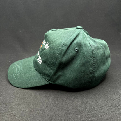 Women Want Me Fish Fear Me Funny Fishing Strapback Hat Green Dad Cap