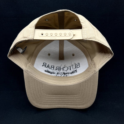 BUTCHR BAR Echo Park Los Angeles Snapback Hat OTTO Beige