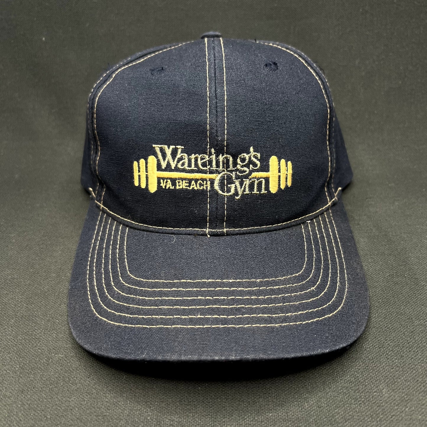 Vintage Wareing’s Gym Virginia Beach Snapback Hat BIG Accessories Fitness Cap