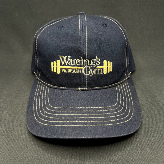 Vintage Wareing’s Gym Virginia Beach Snapback Hat BIG Accessories Fitness Cap