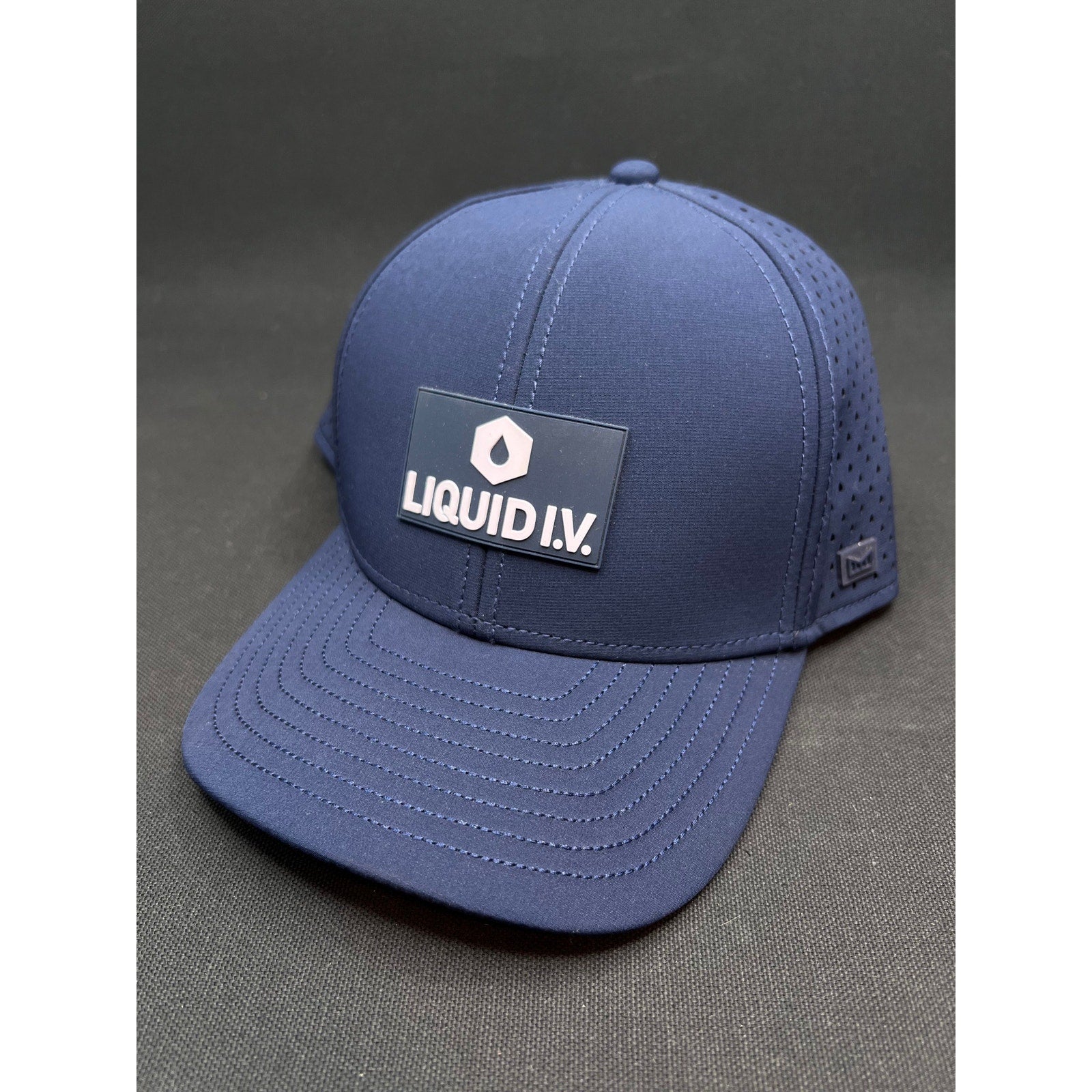 Melin x Liquid I.V. HYDRO A-Game Snapback Hat – Navy – Excellent Condition