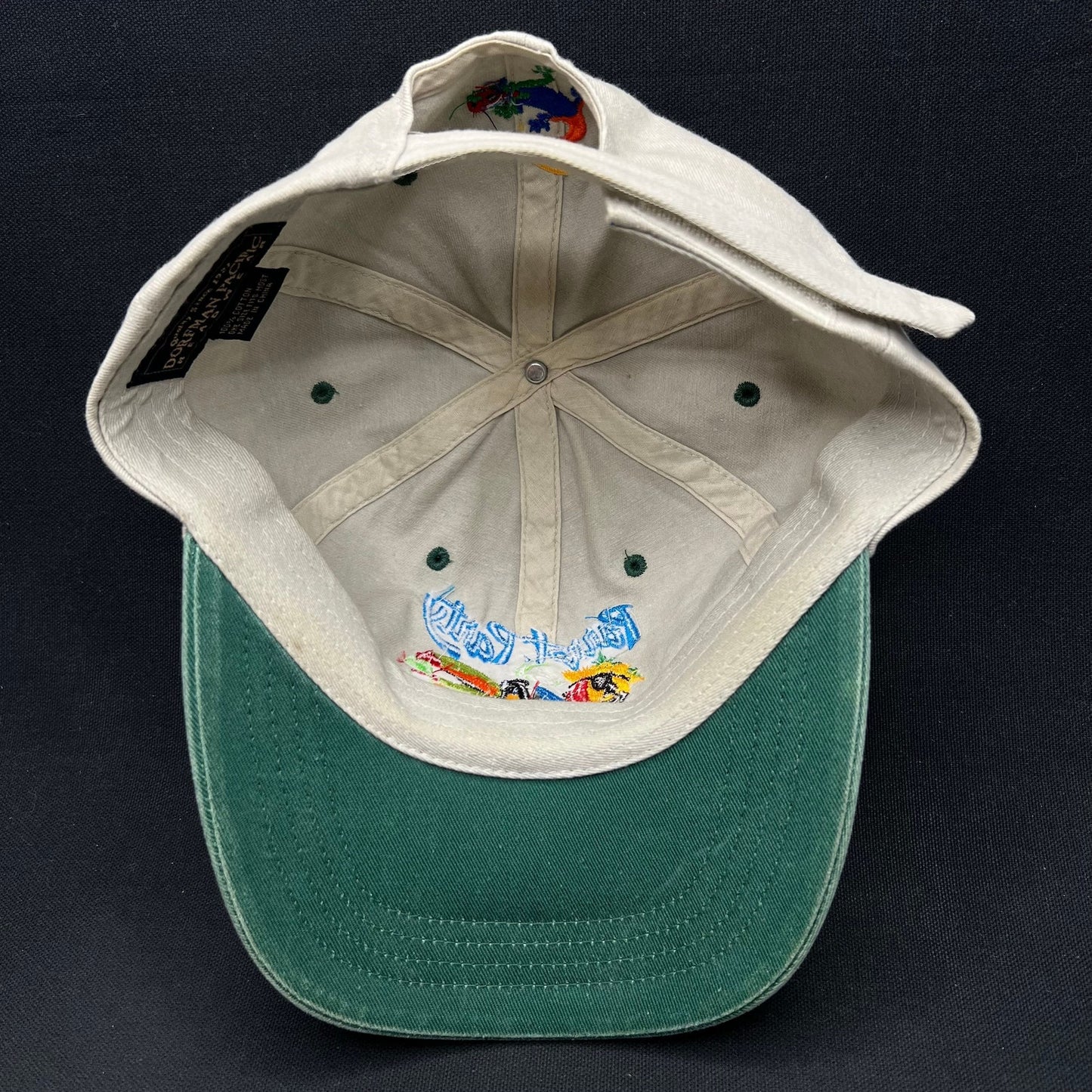 Vintage Jimmy Buffett Parrot Party Strapback Hat Dorfman Pacific